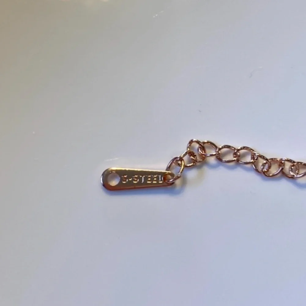 Gorgeous Colorful Diamond and Gemstone Rose Gold Flower Necklace - Picture 3 of 3